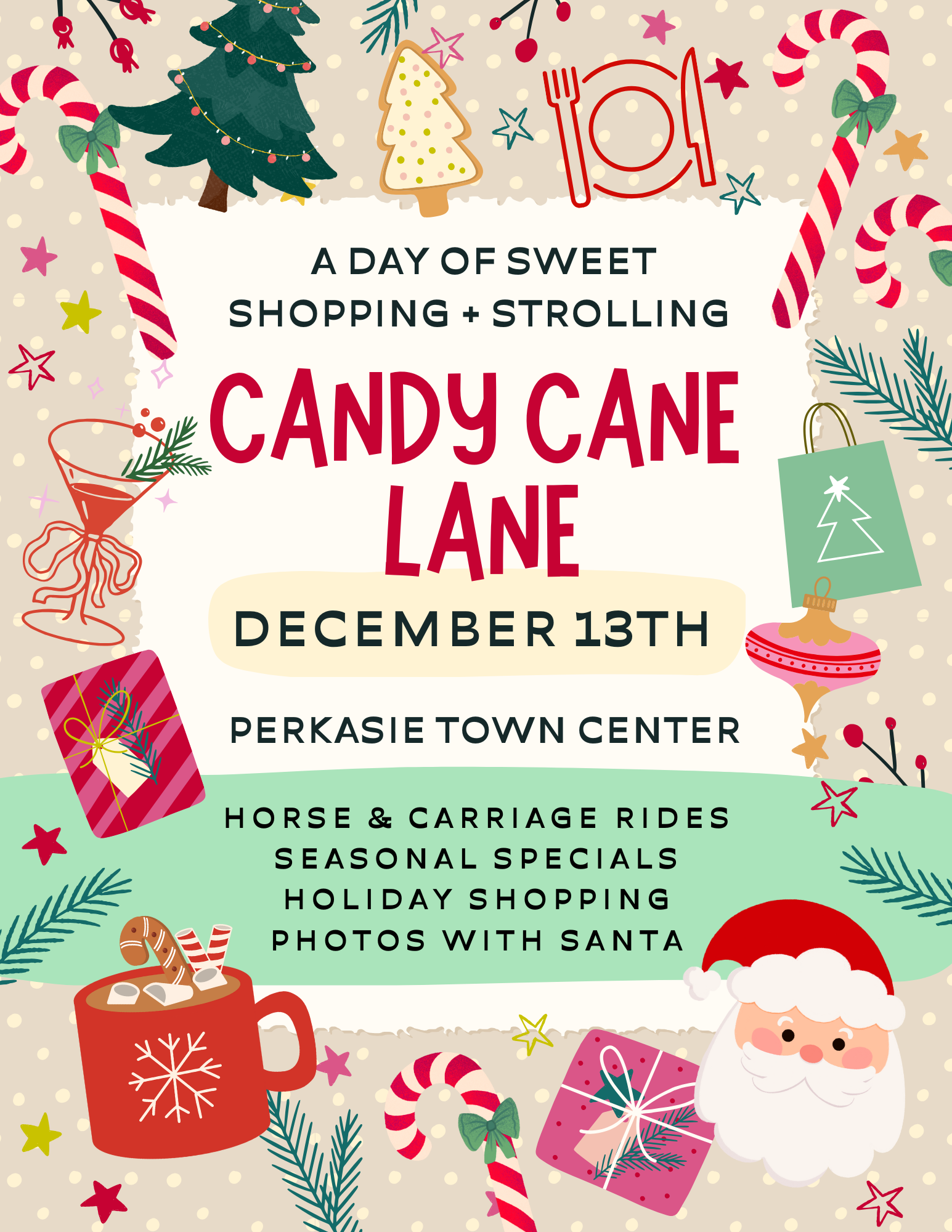 Candy Cane Lane Perkasie Graphic